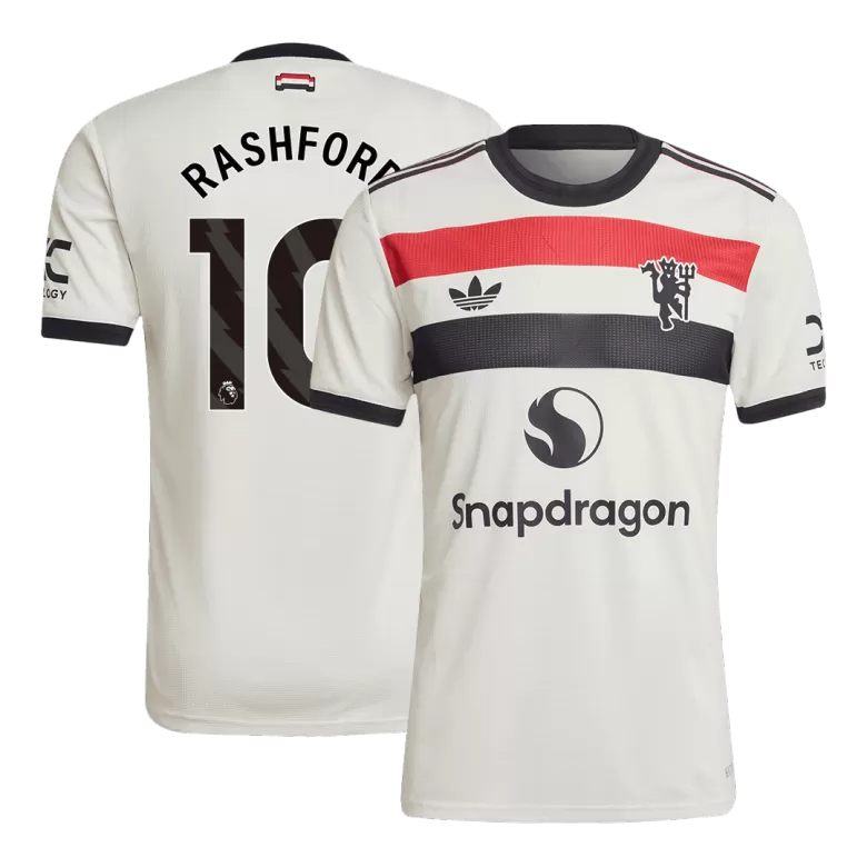 Authentic RASHFORD #10 Soccer Jersey Manchester United Third Away Shirt 2024/25 - bestsoccerstore