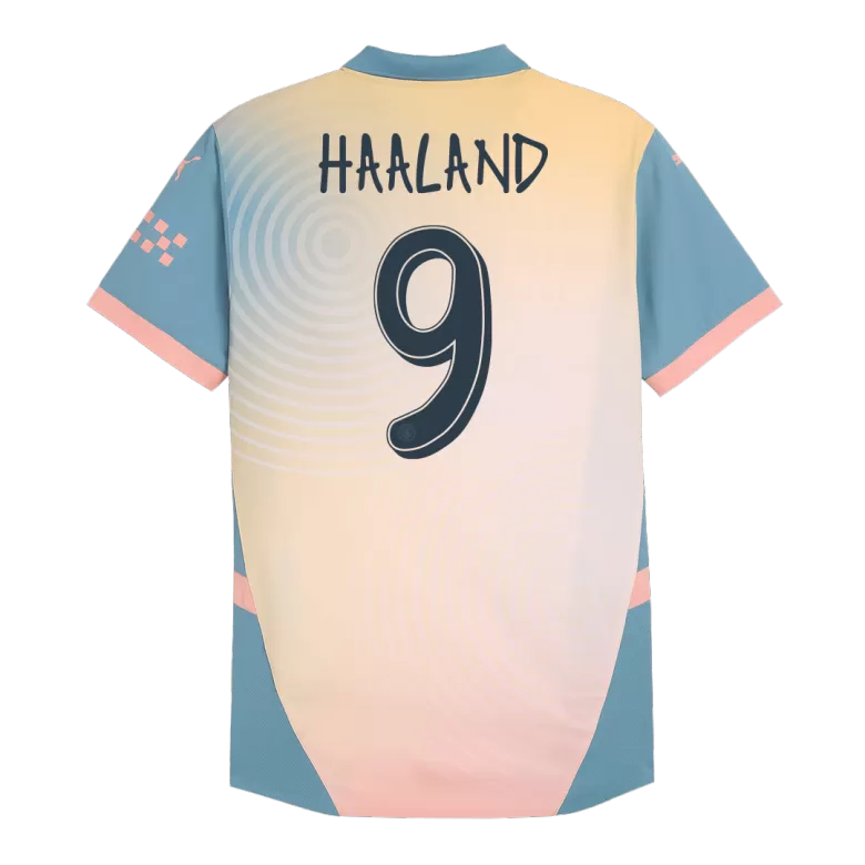 Authentic HAALAND #9 Soccer Jersey Manchester City Fourth Away Shirt 2024/25 - UCL - bestsoccerstore