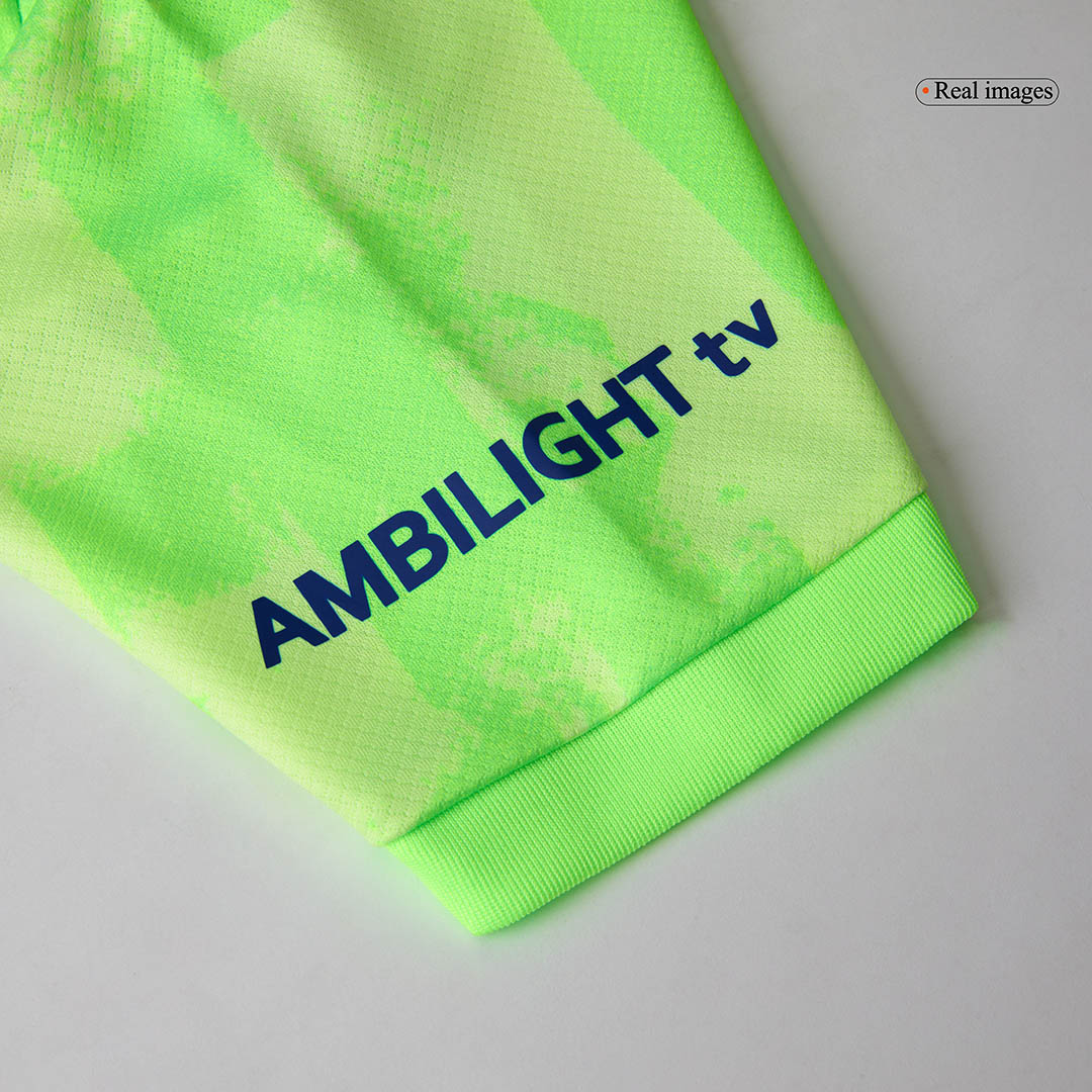 Kids Barcelona Custom Third Away Soccer Kits UCL Spotify Logo Without Text - bestsoccerstore