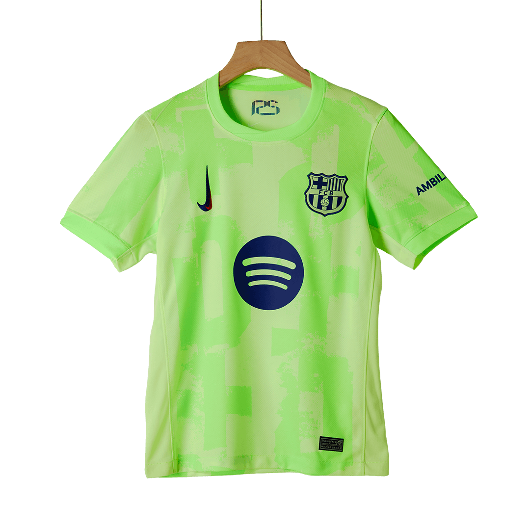 Barcelona Third Away Custom Full Soccer Kit Spotify Logo Without Text - bestsoccerstore