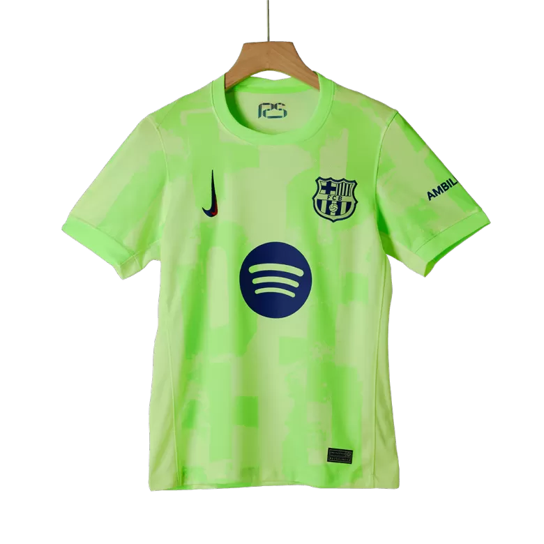 Barcelona Third Away Custom Full Soccer Kit 2024/25 Spotify Logo Without Text - bestsoccerstore