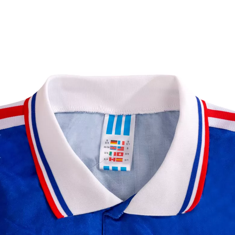 France Retro Jersey Home Soccer Shirt 1994 - bestsoccerstore