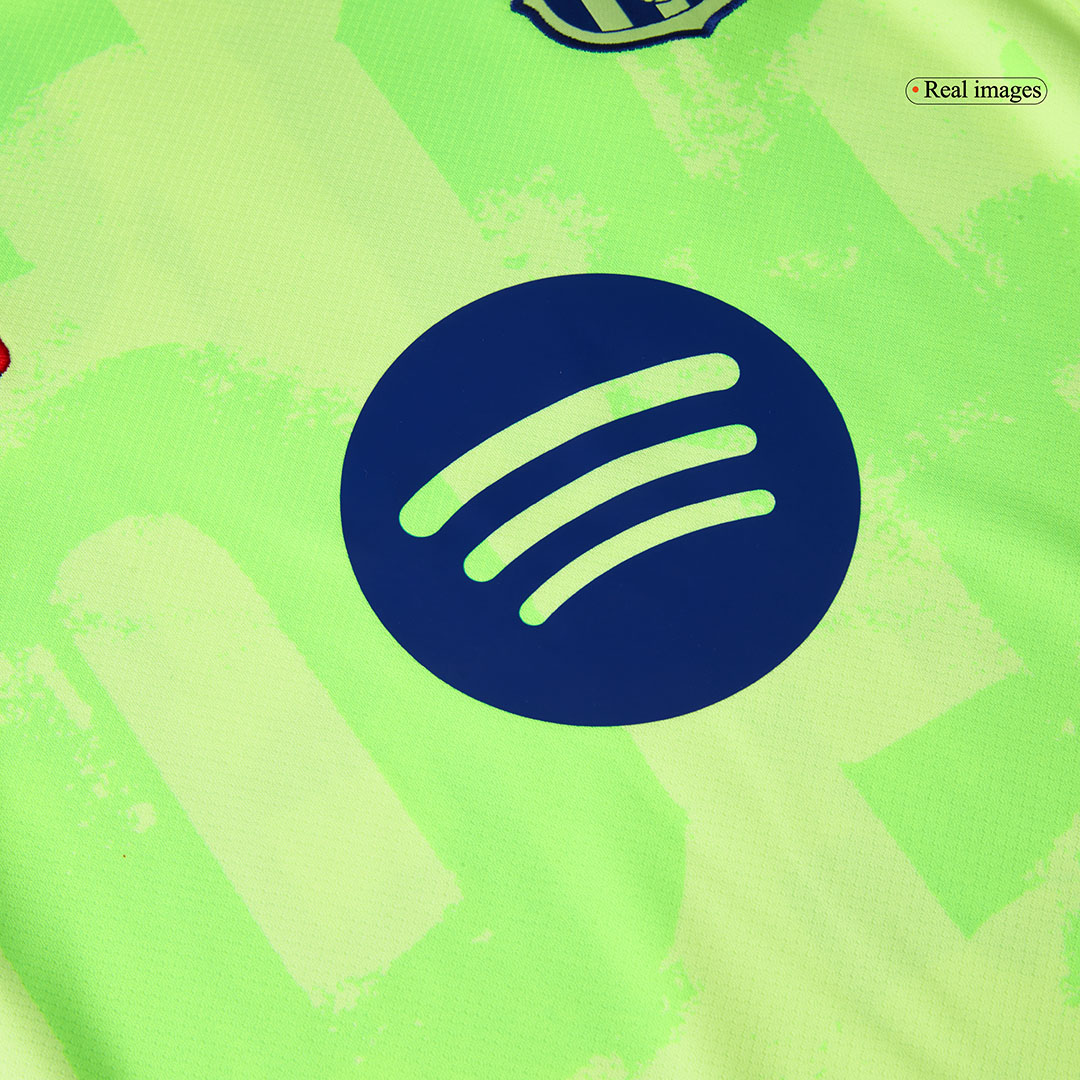 Barcelona Third Away Custom Full Soccer Kit Spotify Logo Without Text - bestsoccerstore