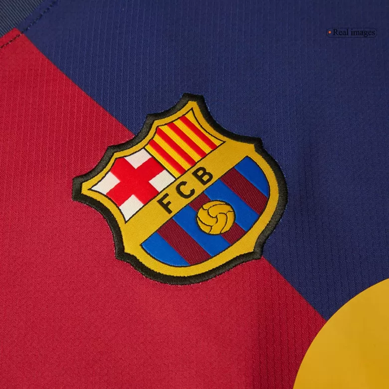 Barcelona Home Soccer Jersey 2024/25 - Spotify Logo Without Text - bestsoccerstore