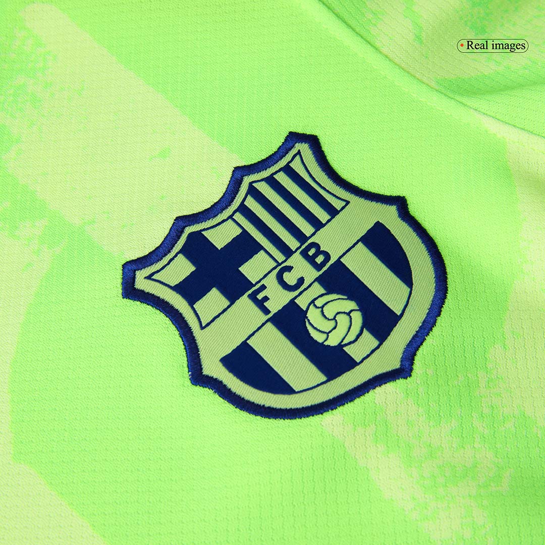 Barcelona Third Away Custom Full Soccer Kit Spotify Logo Without Text - bestsoccerstore