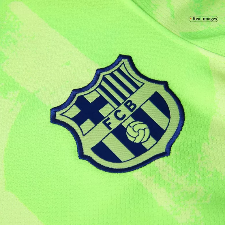 Barcelona Third Away Custom Full Soccer Kit 2024/25 Spotify Logo Without Text - bestsoccerstore