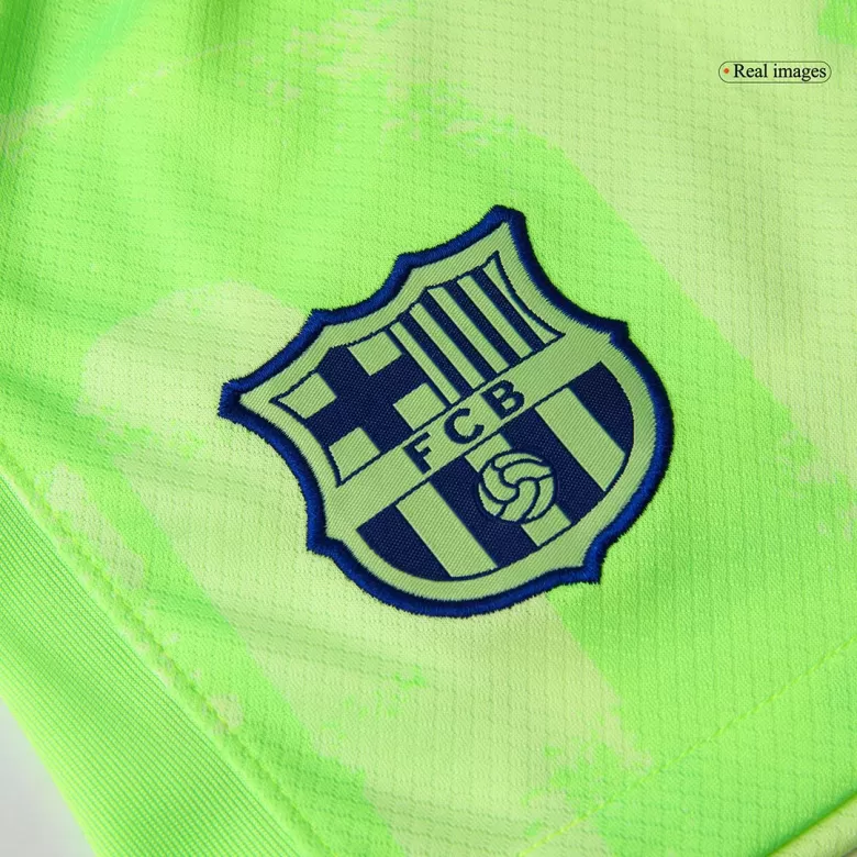 Barcelona Third Away Custom Full Soccer Kit 2024/25 Spotify Logo Without Text - bestsoccerstore