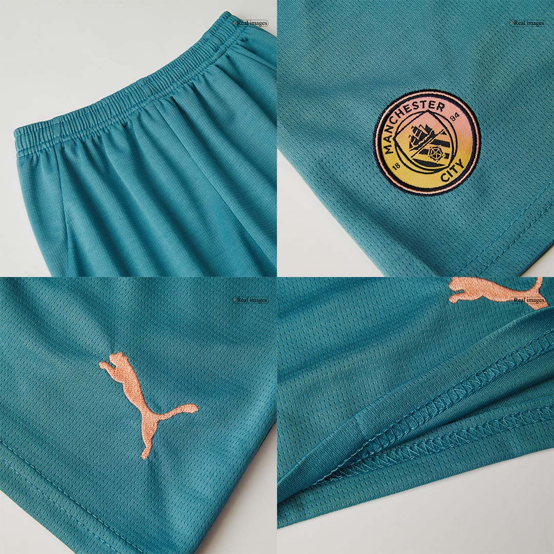 Kids Manchester City Fourth Away Custom Soccer Kits - bestsoccerstore