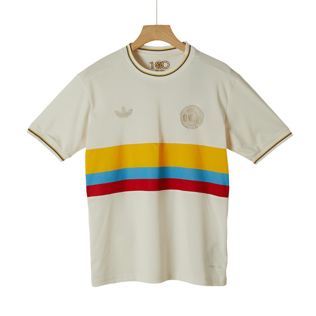 Colombia Soccer Jersey Custom Shirt - 100th Anniversary - bestsoccerstore