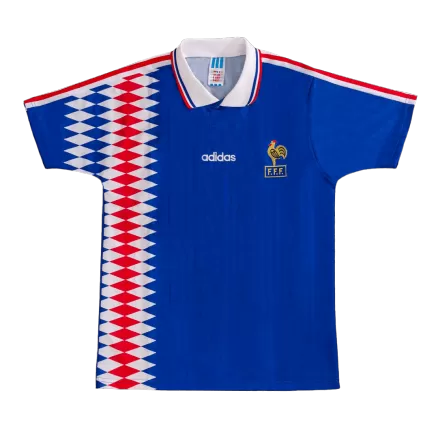 France Retro Jersey Home Soccer Shirt 1994 - bestsoccerstore