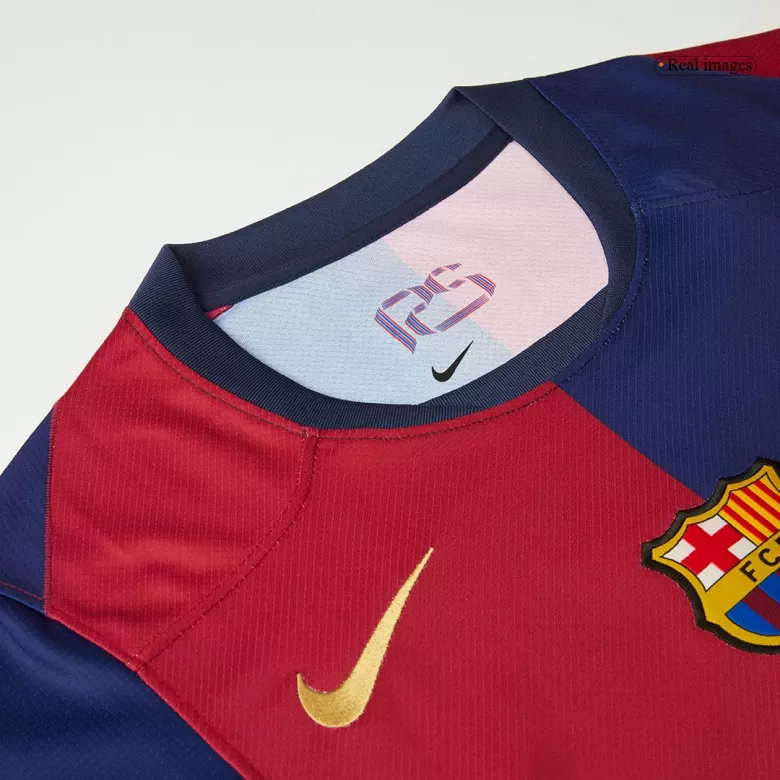 Barcelona Jersey Custom Soccer Jersey Home 2024/25 - 125th Anniversary - bestsoccerstore