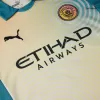 Kids Manchester City Custom Fourth Away 'Definitely City' Soccer Kits 2024/25 UCL - bestsoccerstore