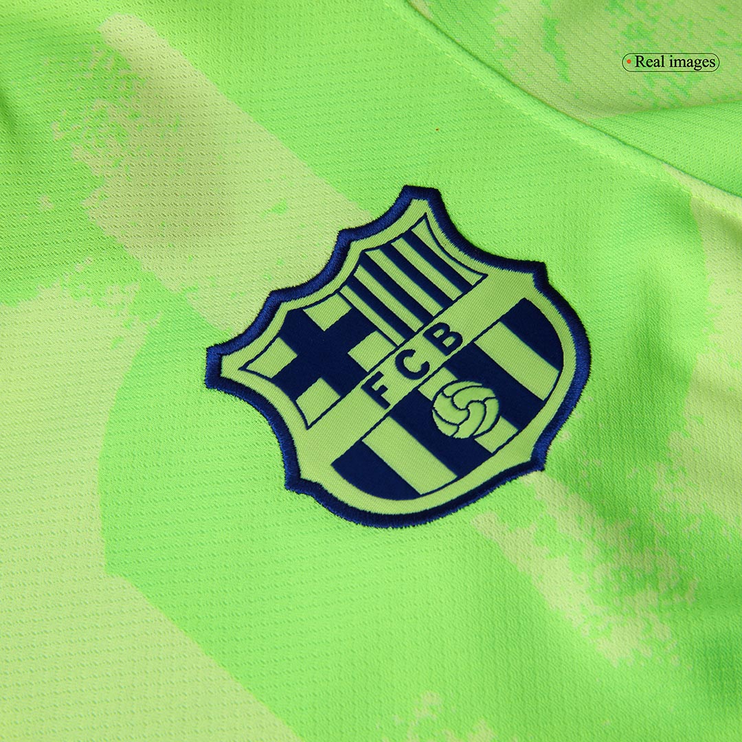 Barcelona Third Away Custom Full Soccer Kit - bestsoccerstore