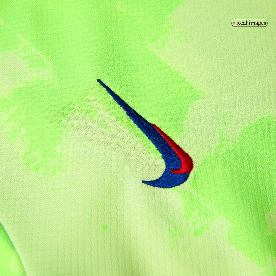 Kids Barcelona Custom Third Away Soccer Kits UCL Spotify Logo Without Text - bestsoccerstore