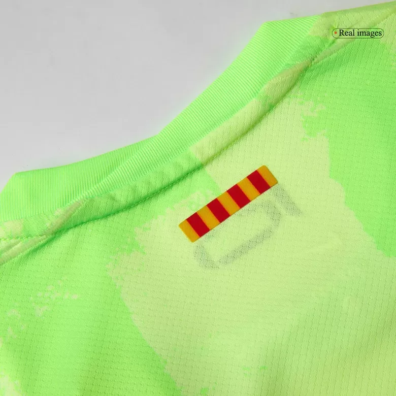 Barcelona Third Away Custom Full Soccer Kit 2024/25 Spotify Logo Without Text - bestsoccerstore