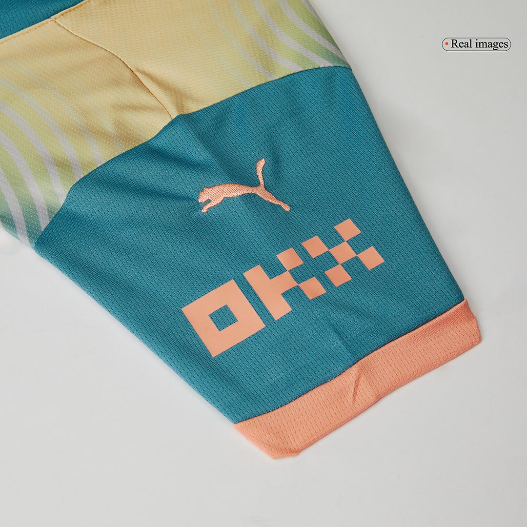 Kids Manchester City Fourth Away Custom Soccer Kits - bestsoccerstore