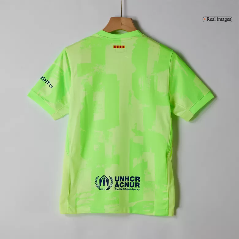 Barcelona Third Away Custom Full Soccer Kit 2024/25 Spotify Logo Without Text - bestsoccerstore