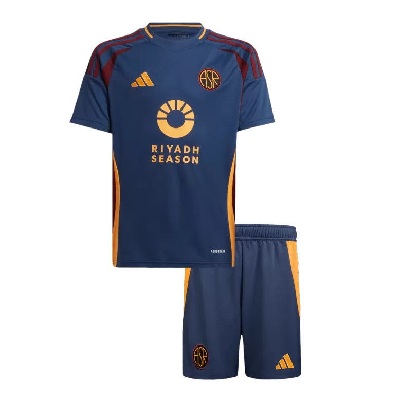 Kids Roma Custom Third Away Soccer Kits 2024/25 - bestsoccerstore