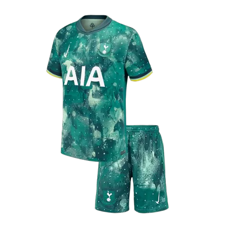 Kids Tottenham Hotspur Custom Third Away Soccer Kits 2024/25 - bestsoccerstore