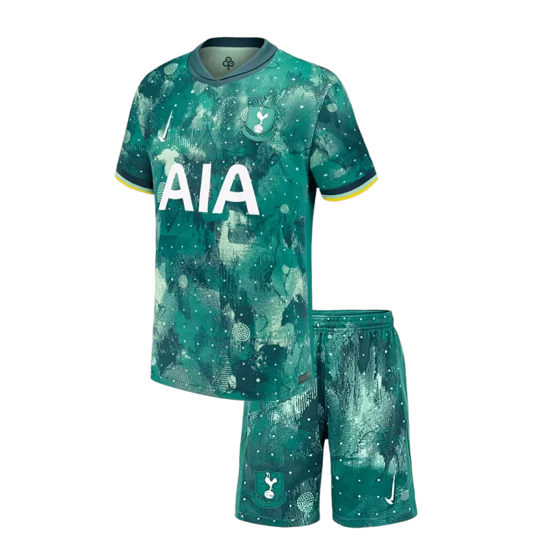 Kids Tottenham Hotspur Custom Third Away Soccer Kits 2024/25 - bestsoccerstore