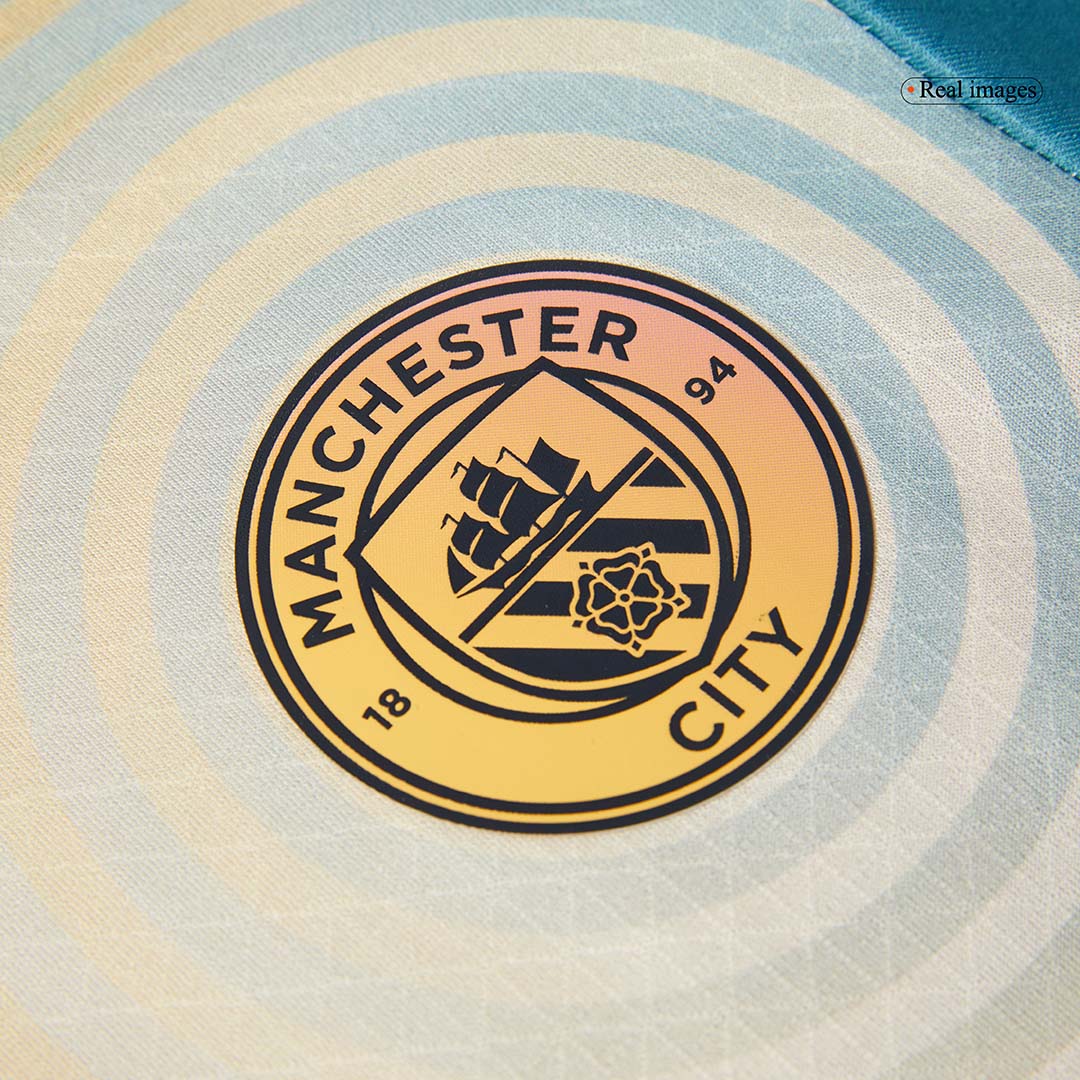 Authentic 'Definitely City' Soccer Jersey Manchester City Fourth Away Shirt - UCL - bestsoccerstore