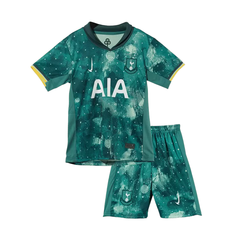 Kids Tottenham Hotspur Custom Third Away Soccer Kits 2024/25 - bestsoccerstore