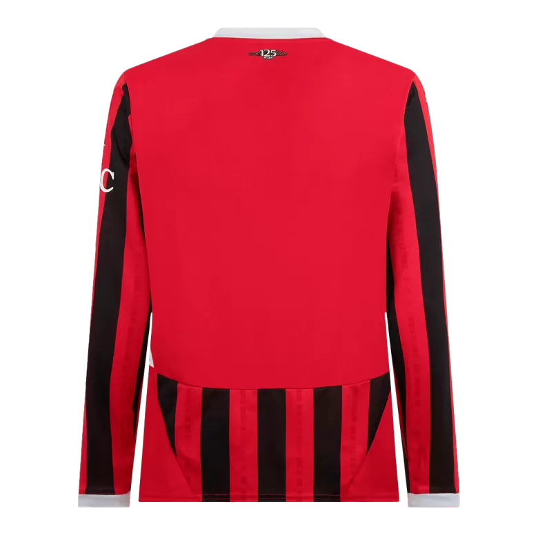 AC Milan Long Sleeve Jersey Home Football Shirt 2024/25 - bestsoccerstore