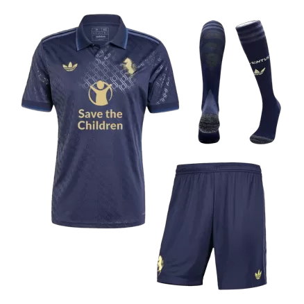 Juventus Third Away Custom Full Soccer Kit 2024/25 Save The Children Sponsor - bestsoccerstore