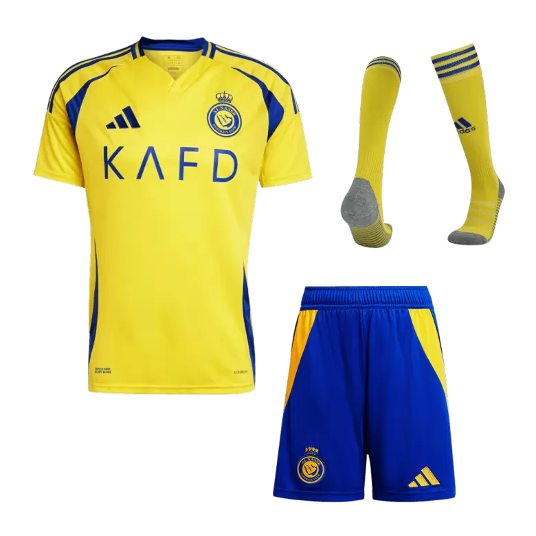 Al Nassr Home Custom Full Soccer Kit 2024/25 - bestsoccerstore