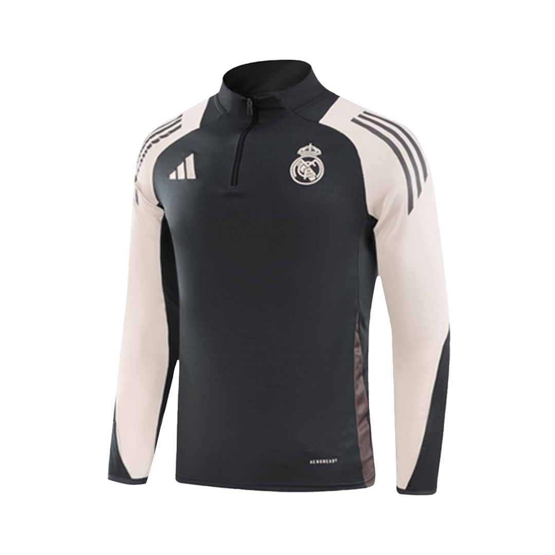 Real Madrid 1/4 Zipper Sweatshirt Soccer Training Kit - bestsoccerstore