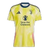Juventus Soccer Jersey Away Custom Shirt 2024/25 Save The Children Sponsor - bestsoccerstore