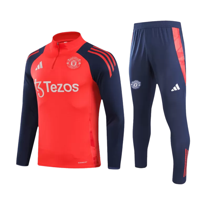 Kids Manchester United Soccer Training Kit 2024/25 - bestsoccerstore