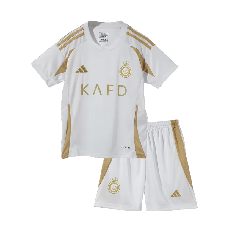 Kids Al Nassr RONALDO #7 Third Away Soccer Kits2024/25 ACL - bestsoccerstore