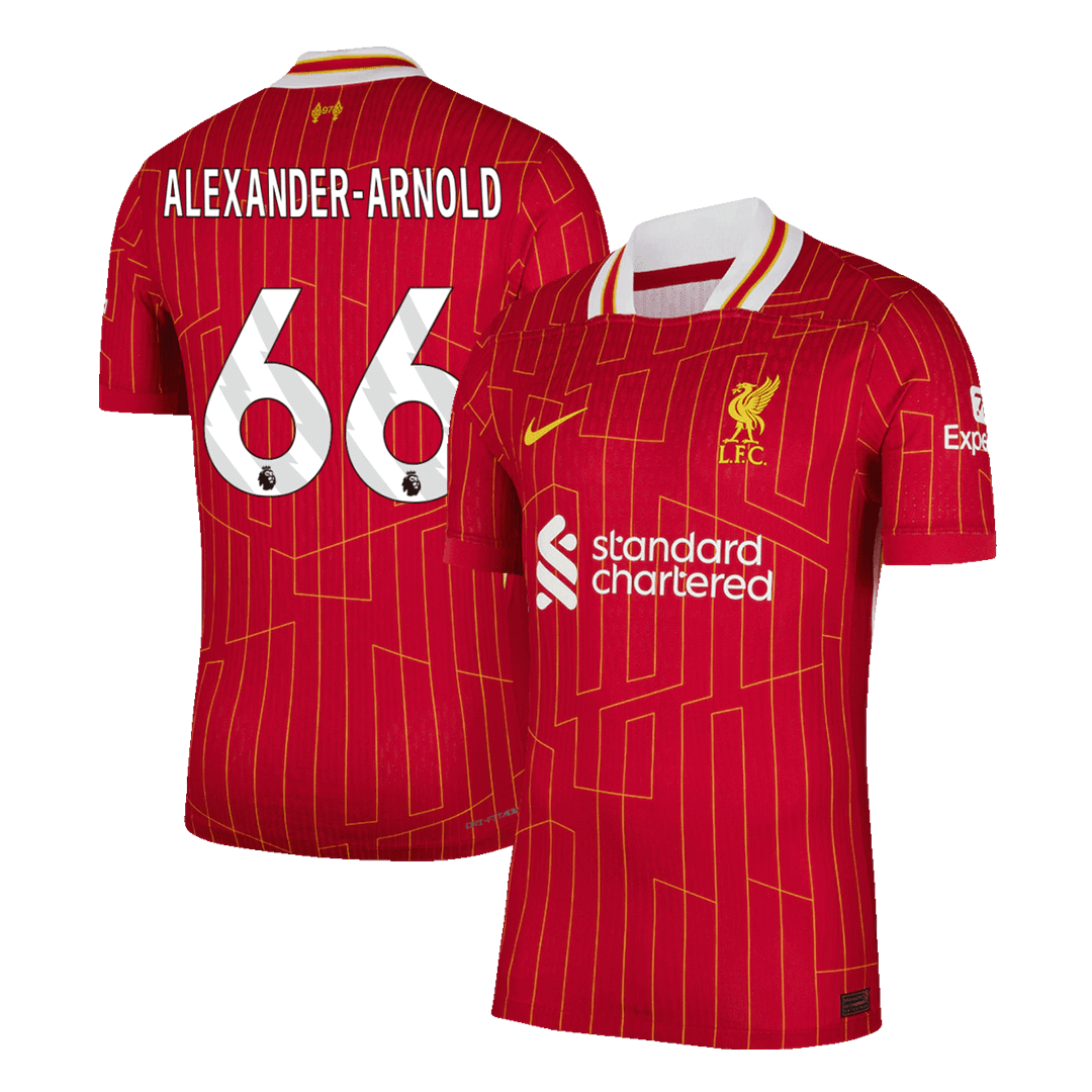 Liverpool ALEXANDER-ARNOLD #66 Custom Player Version Home Soccer Jersey - bestsoccerstore