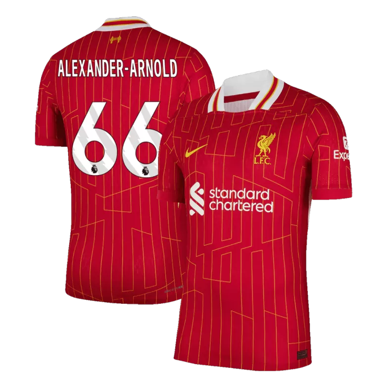 Authentic ALEXANDER-ARNOLD #66 Soccer Jersey Liverpool Home Shirt 2024/25 - bestsoccerstore