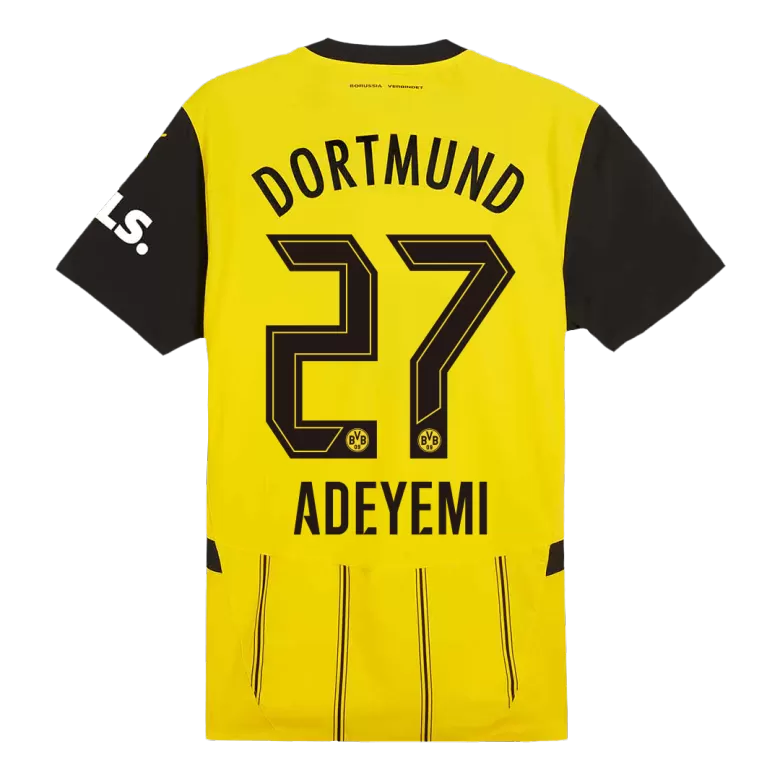 Borussia Dortmund Jersey Custom ADEYEMI #27 Soccer Jersey Home 2024/25 - bestsoccerstore