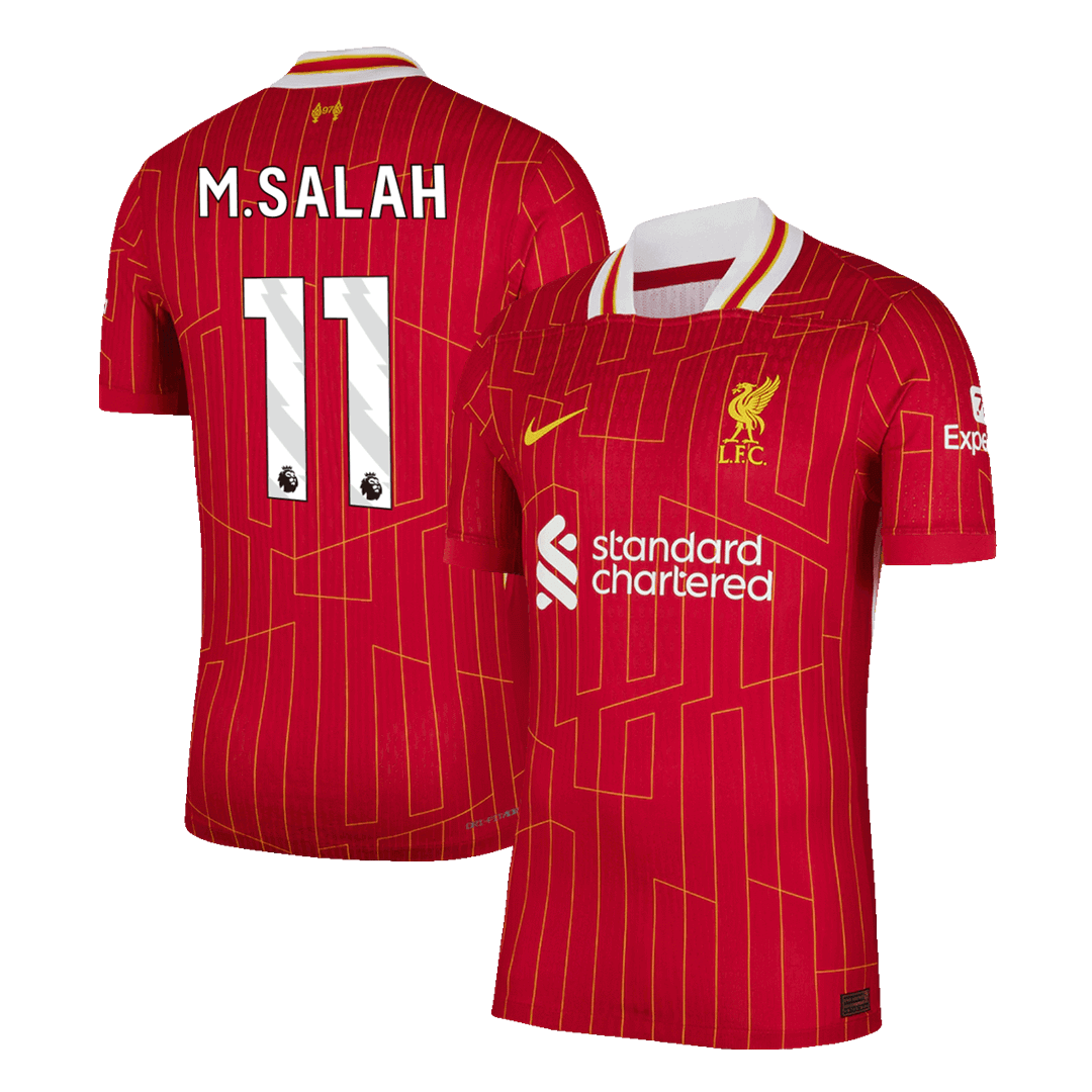 Liverpool M.SALAH #11 Custom Player Version Home Soccer Jersey - bestsoccerstore