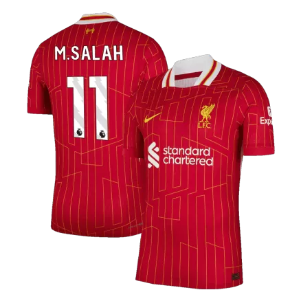 Authentic M.SALAH #11 Soccer Jersey Liverpool Home Shirt 2024/25 - bestsoccerstore