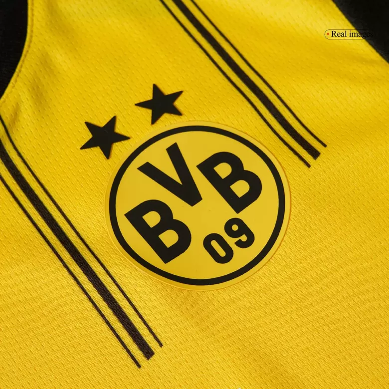 Kids Borussia Dortmund Home Soccer Kits 2024/25 - bestsoccerstore