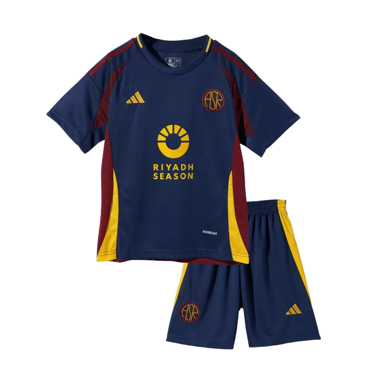 Kids Roma Custom Third Away Soccer Kits 2024/25 - bestsoccerstore