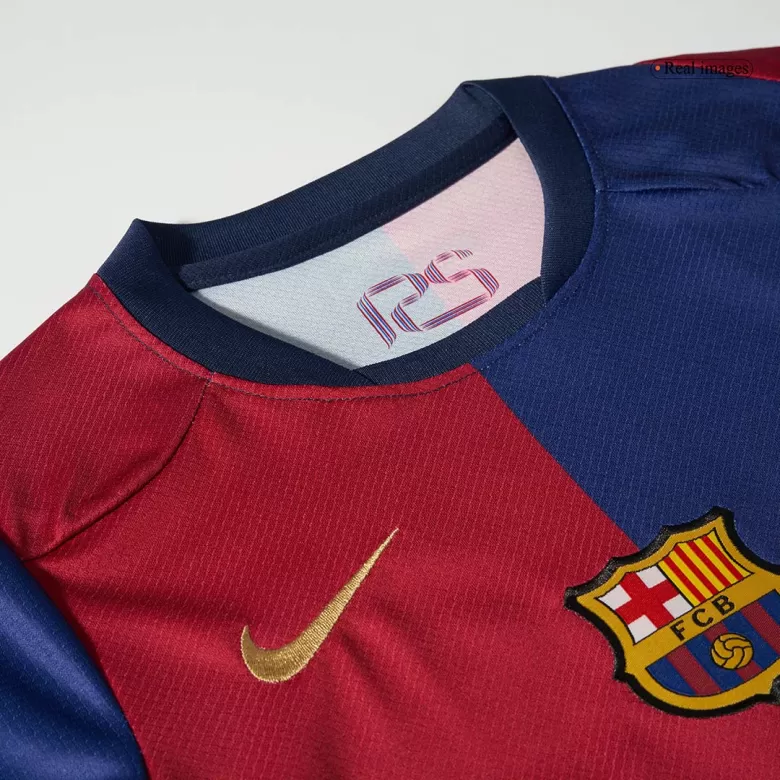 Kids Barcelona Custom Home Soccer Kits 2024/25 COLDPLAY  - bestsoccerstore