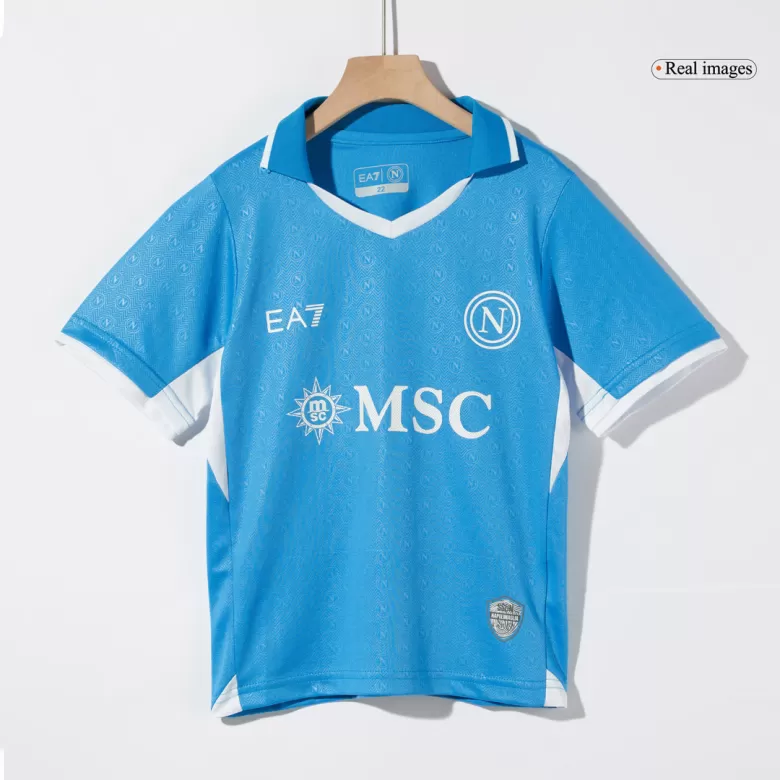 Kids Napoli Home Soccer Kits 2024/25 - bestsoccerstore