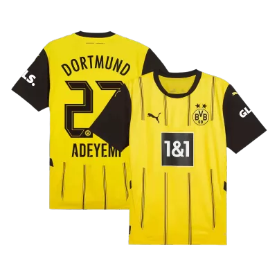 Borussia Dortmund Jersey Custom ADEYEMI #27 Soccer Jersey Home 2024/25 - bestsoccerstore