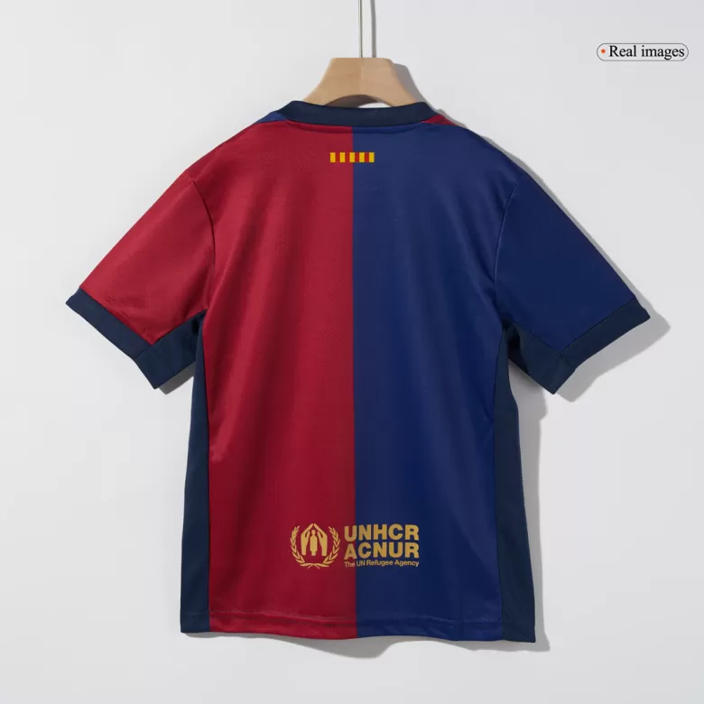 Kids Barcelona Custom Home Soccer Kits 2024/25 COLDPLAY  - bestsoccerstore