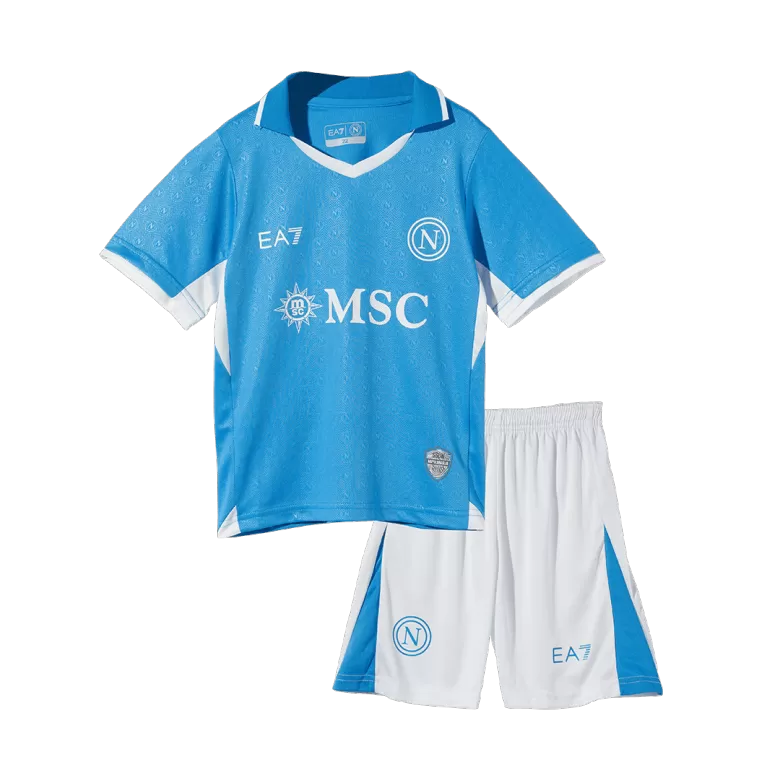 Kids Napoli Home Soccer Kits 2024/25 - bestsoccerstore