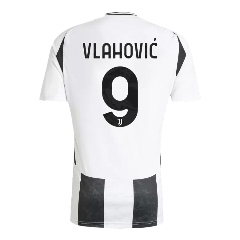 VLAHOVIĆ #9 Juventus Soccer Jersey Home Custom Shirt 2024/25 Save The Children Sponsor - bestsoccerstore