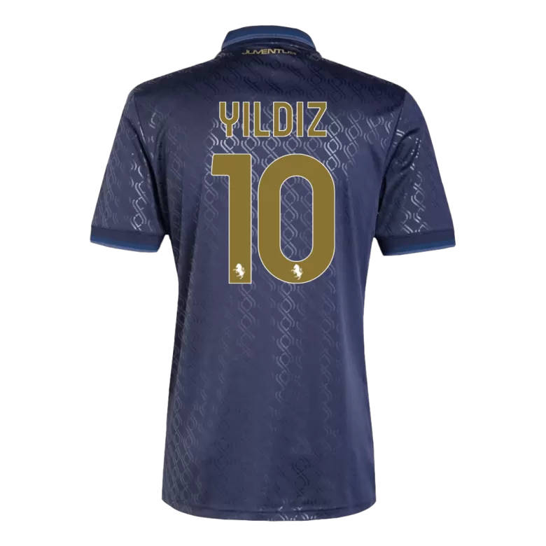 YILDIZ #10 Juventus Soccer Jersey Third Away Custom Shirt 2024/25 Save The Children Sponsor - bestsoccerstore