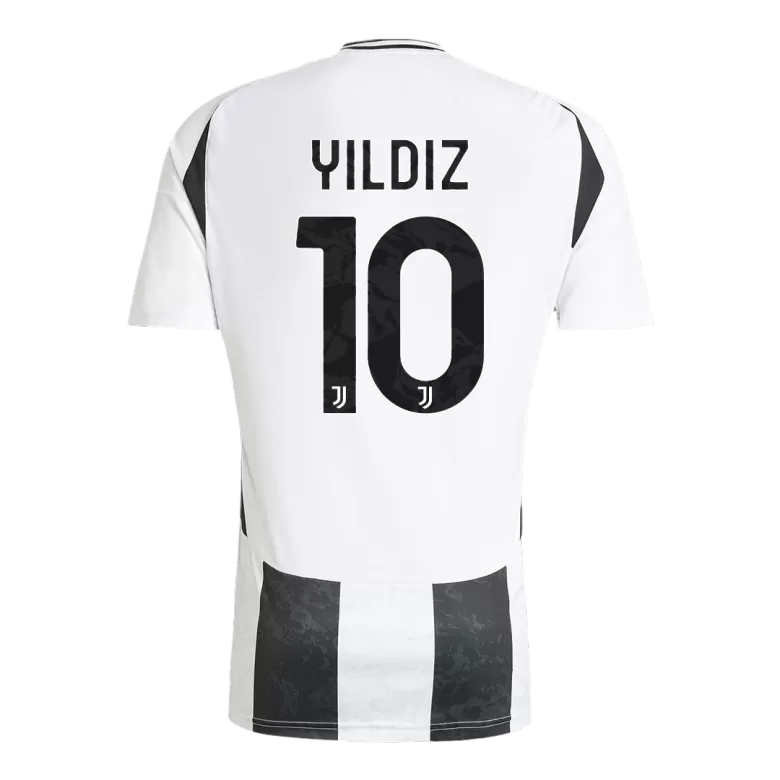 YILDIZ #10 Juventus Soccer Jersey Home Custom Shirt 2024/25 Save The Children Sponsor - bestsoccerstore