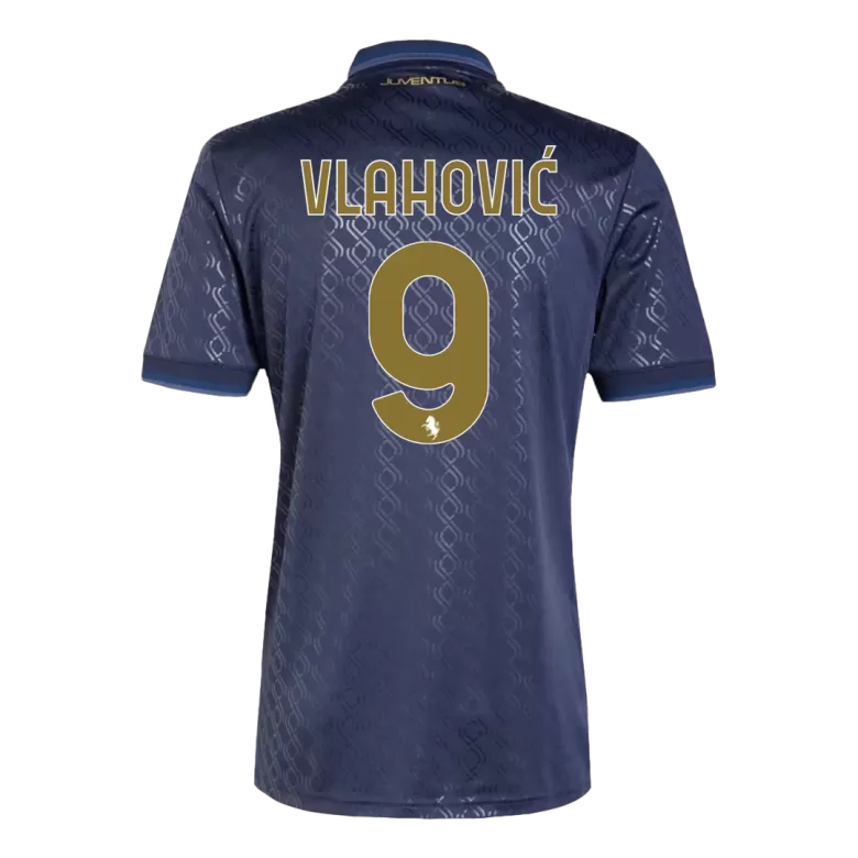 VLAHOVIĆ #9 Juventus Soccer Jersey Third Away Custom Shirt 2024/25 Save The Children Sponsor - bestsoccerstore