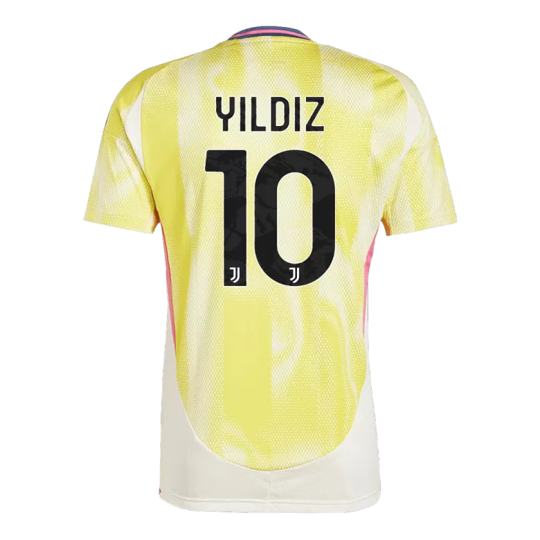 YILDIZ #10 Juventus Soccer Jersey Away Custom Shirt 2024/25 Save The Children Sponsor - bestsoccerstore